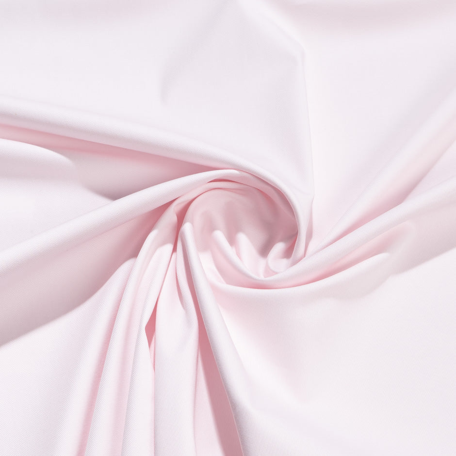 Pale Pink Stretch Suiting Cotton
