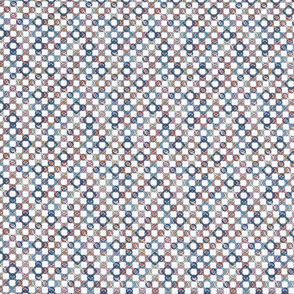 Multi-Coloured Link Printed Pure Cotton Shirting (A 2.30m Piece)