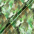 Green & Brown Feathered Leaf Printed Silk Twill (A 2.70m Piece)