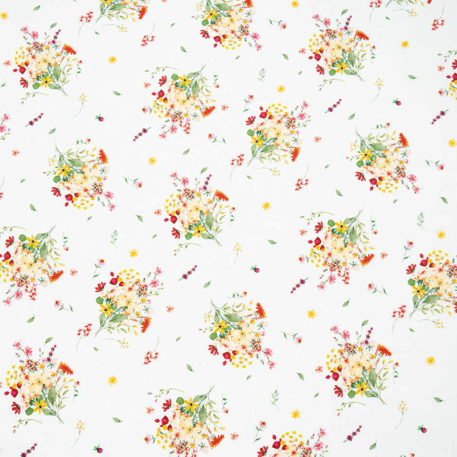 Floral Bouquet Printed Luxury Cotton