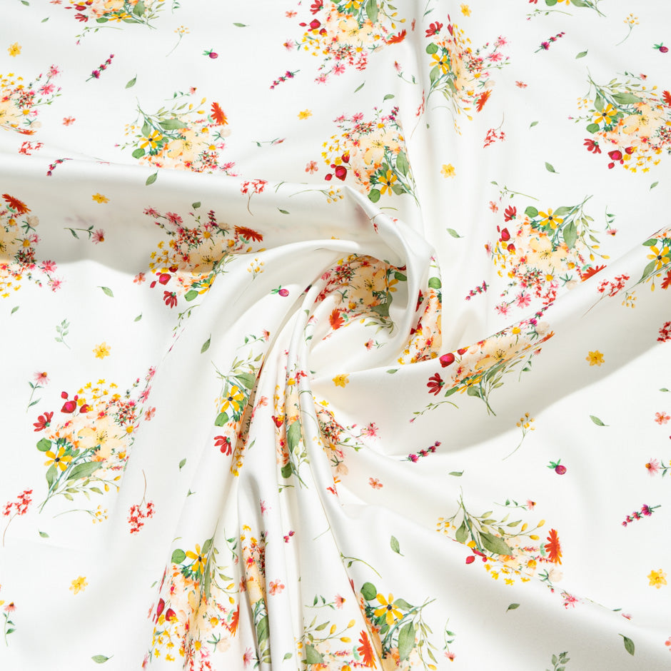 Floral Bouquet Printed Luxury Cotton