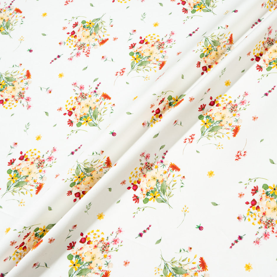 Floral Bouquet Printed Luxury Cotton