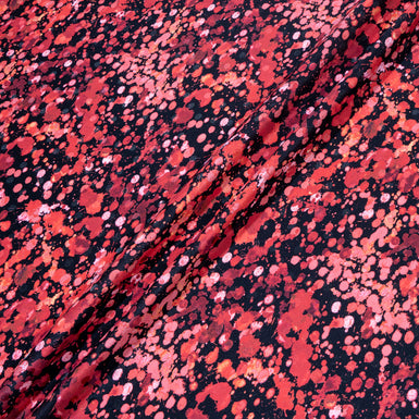 Black Red 086 Silk Jacquard main image 0