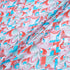 Red & Turquoise Printed Pure Silk Twill (A 2.40m Piece)