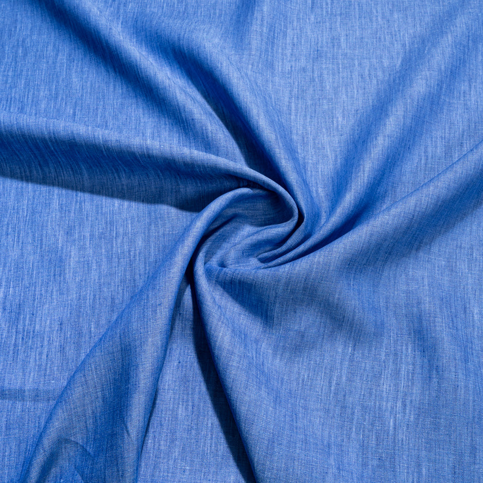 Azure Blue Italian Pure Linen