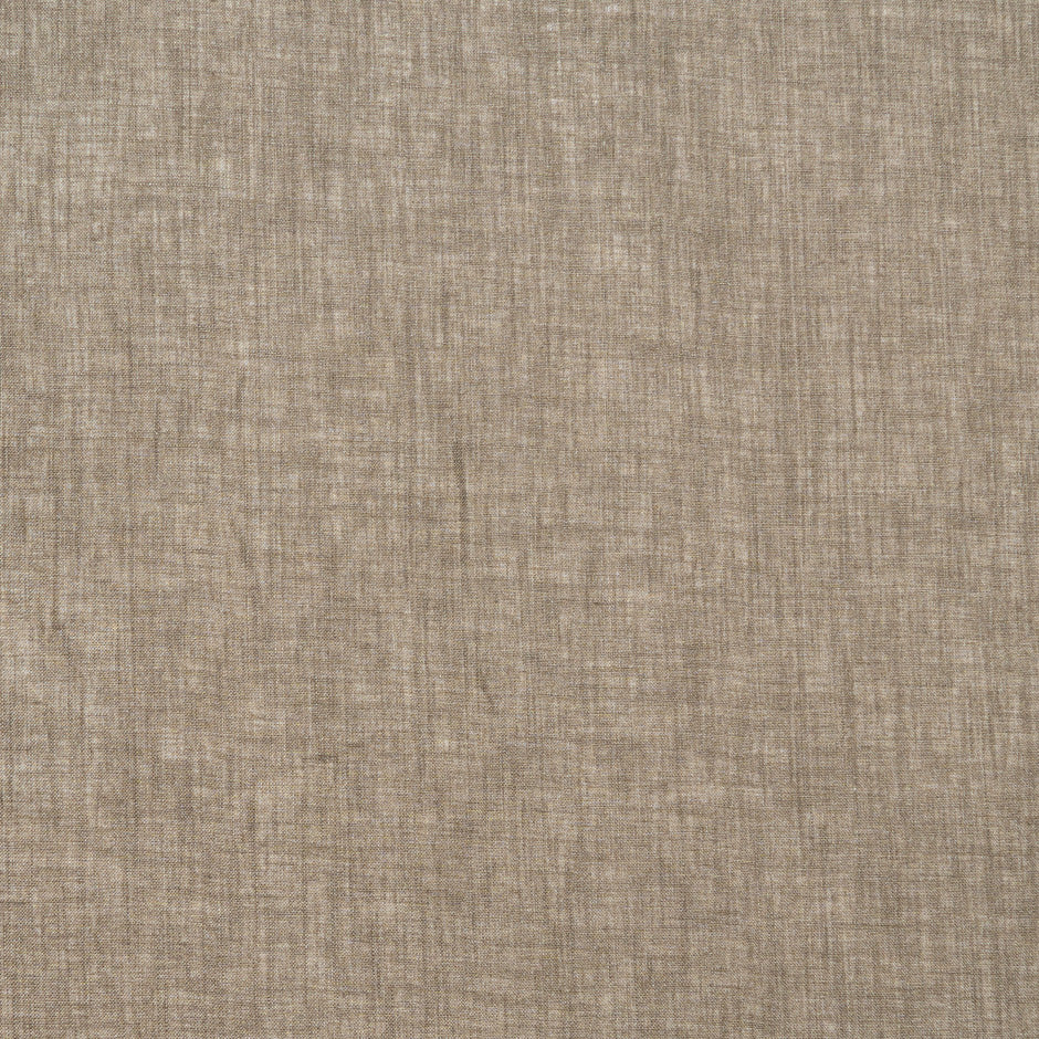 Dark Oatmeal Plain Italian Pure Linen