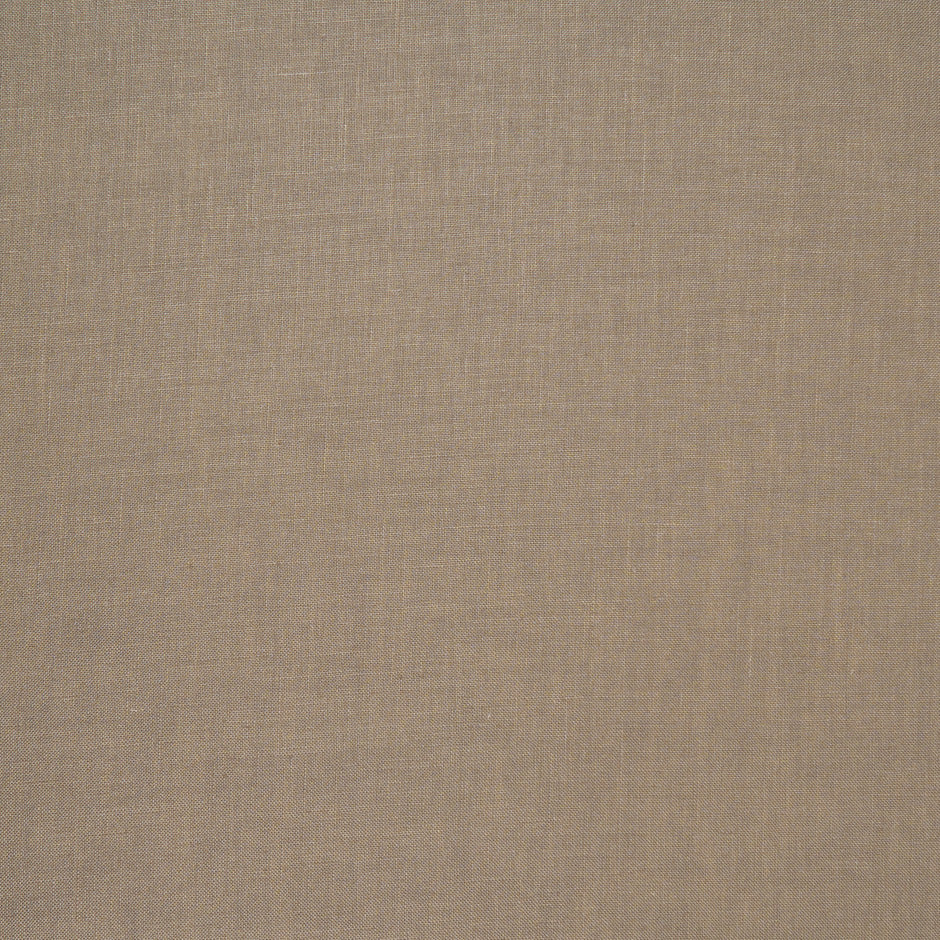 Deep Taupe Plain Italian Pure Linen