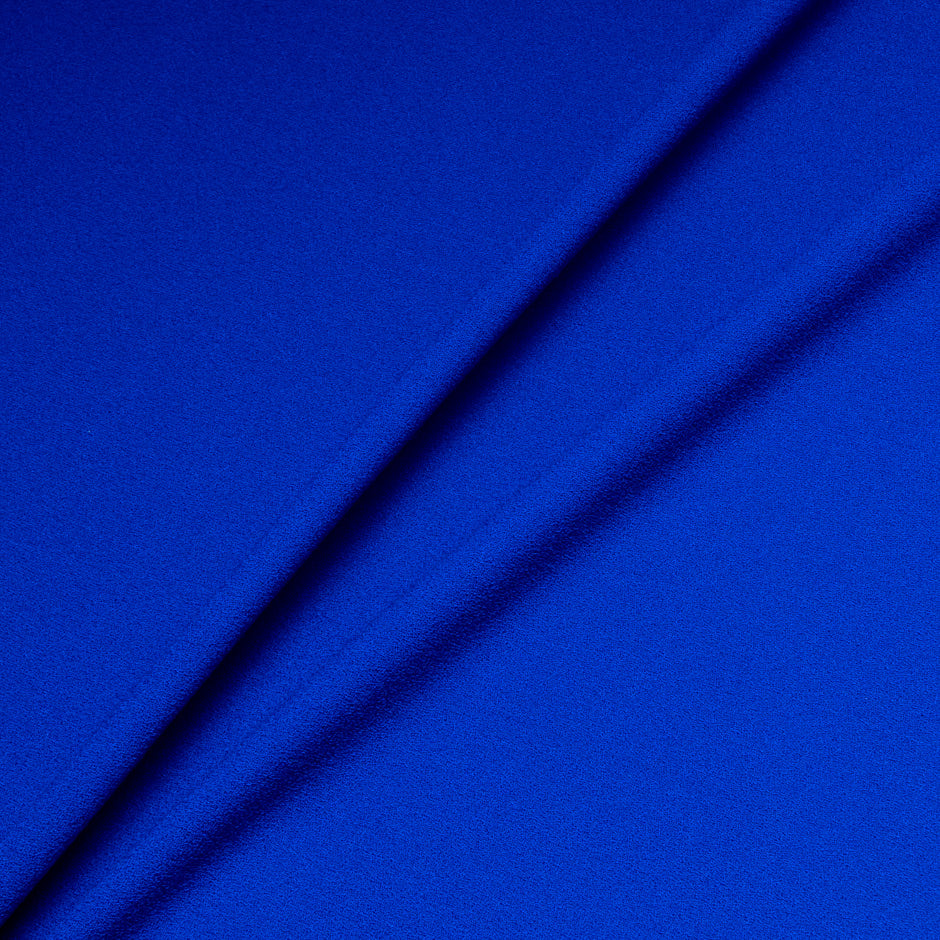 Royal Blue Single Wool Crêpe