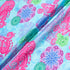 Fuchsia Pink Printed Blue Printed Linen