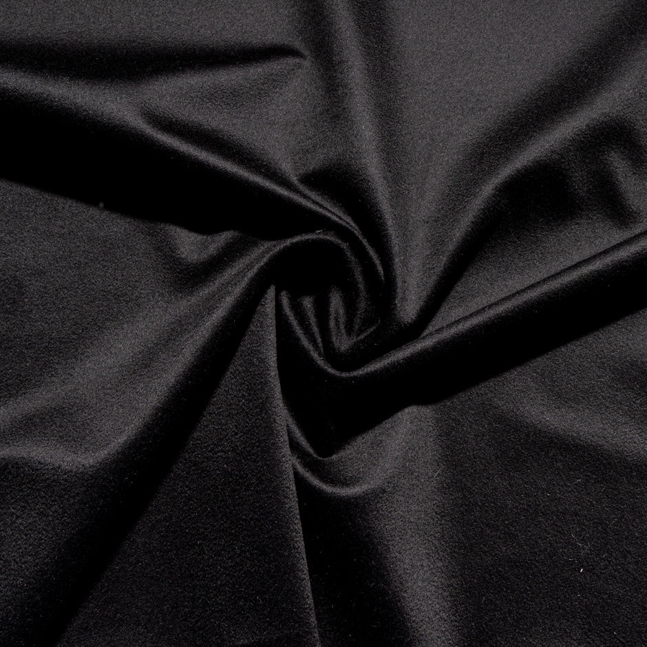 Black Pure Cashmere Storm Proof Coating