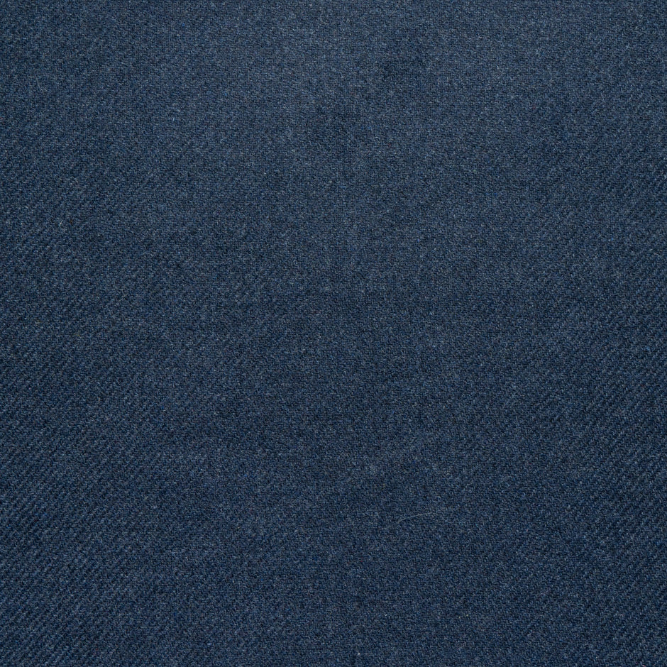 Brown/Blue Double Faced Checkered Wool