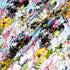 Multi-Coloured Floral Printed Devoré Velvet