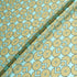 Olive & Aqua Geometric Printed Silk Jacquard (A 2.60m Piece)