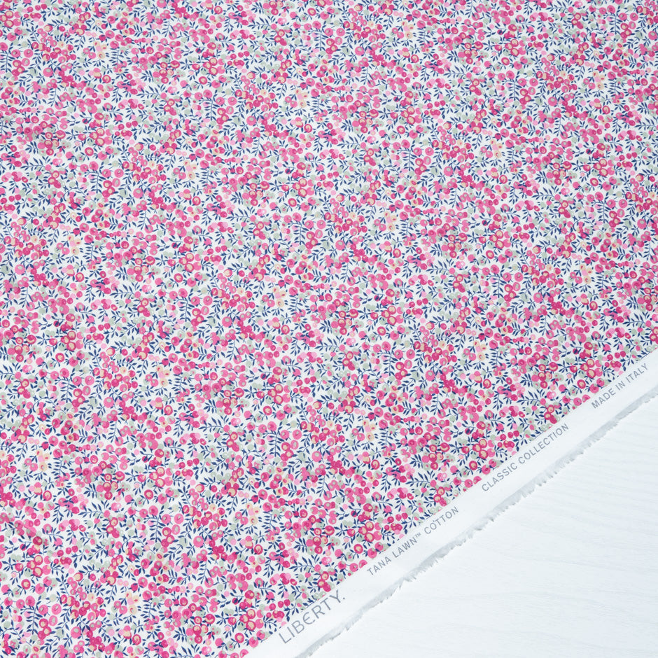 Pink 'Wiltshire' Liberty Cotton Tana Lawn