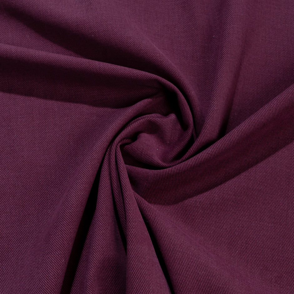 Grenache Cotton Moleskin Twill