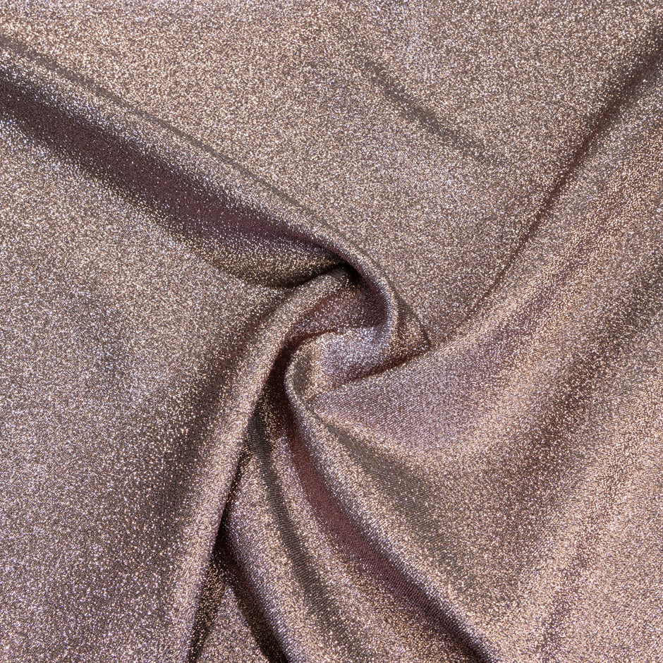 Dusty Pink Metallic Crêpe Cloqué