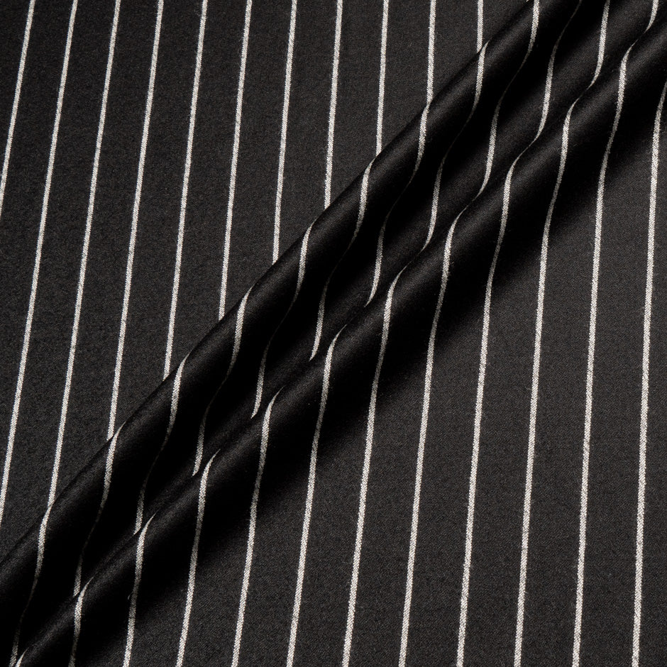 Pinstriped Pure Wool | Coating Fabric