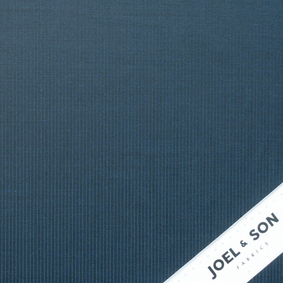 Dark Teal Blue Superfine Trofeo Pure Wool (A 2.40m Piece)