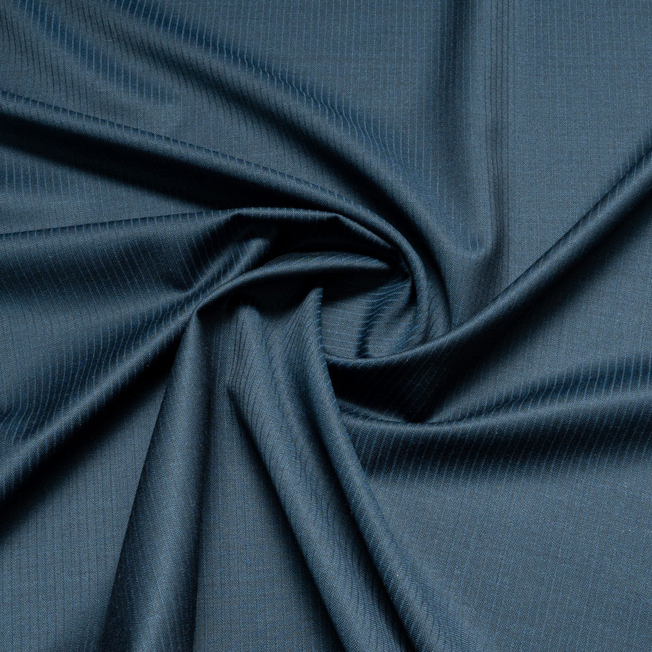 Dark Teal Blue Superfine Trofeo Pure Wool (A 2.40m Piece)