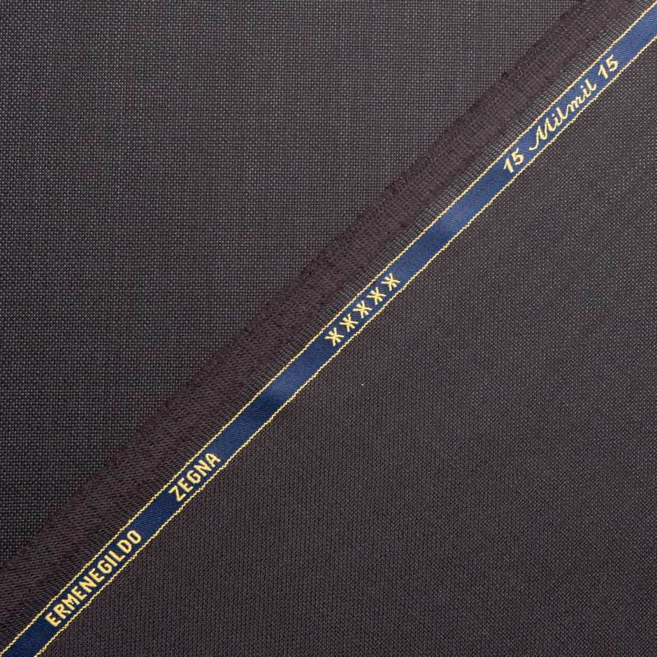 Brown/Blue Superfine Pure Wool 15 MilMil