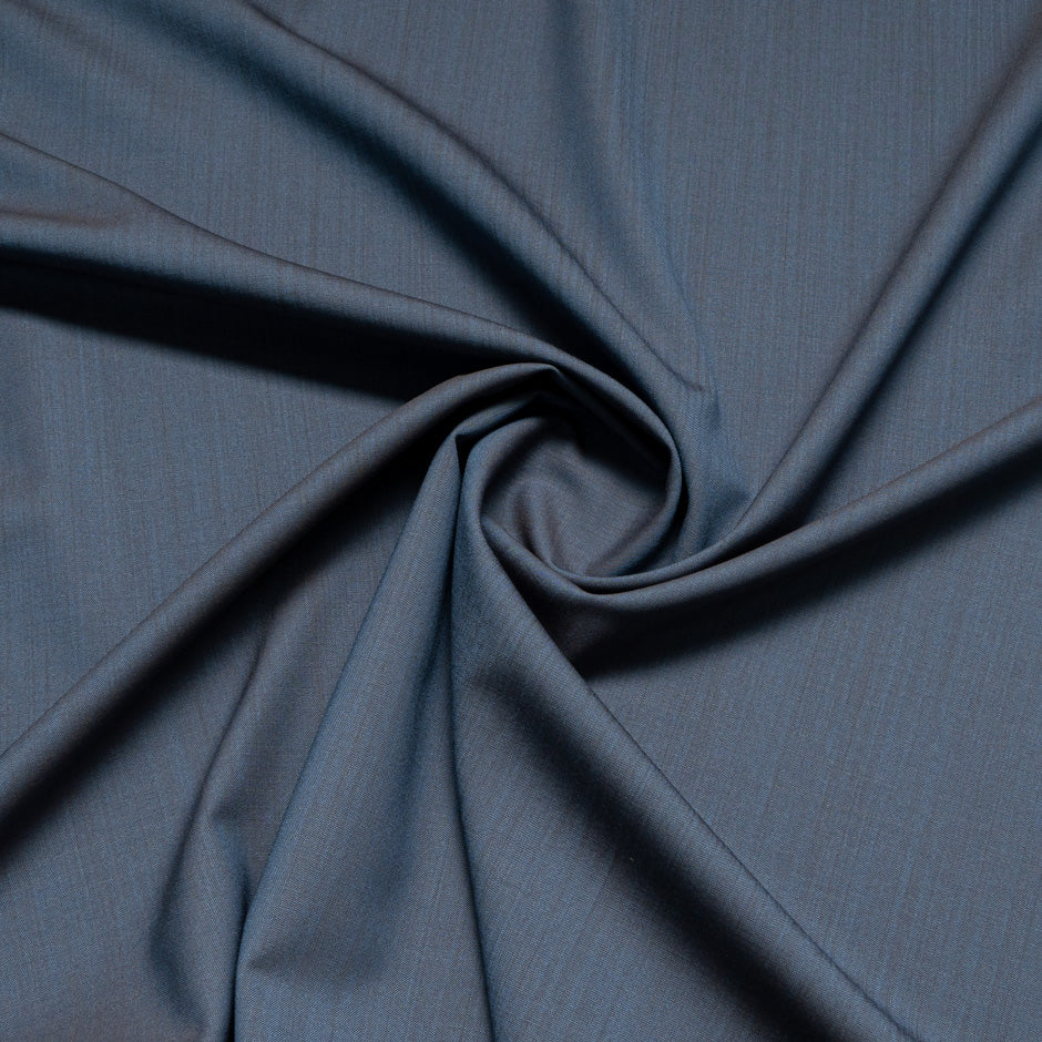 Brown & Blue Two-Tone Superfine Pure Wool