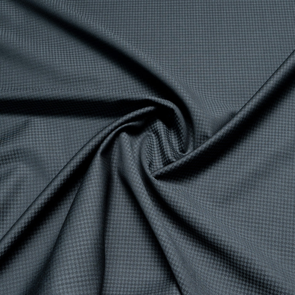 Slate Grey Diamond Jacquard Zegna Shang Suiting
