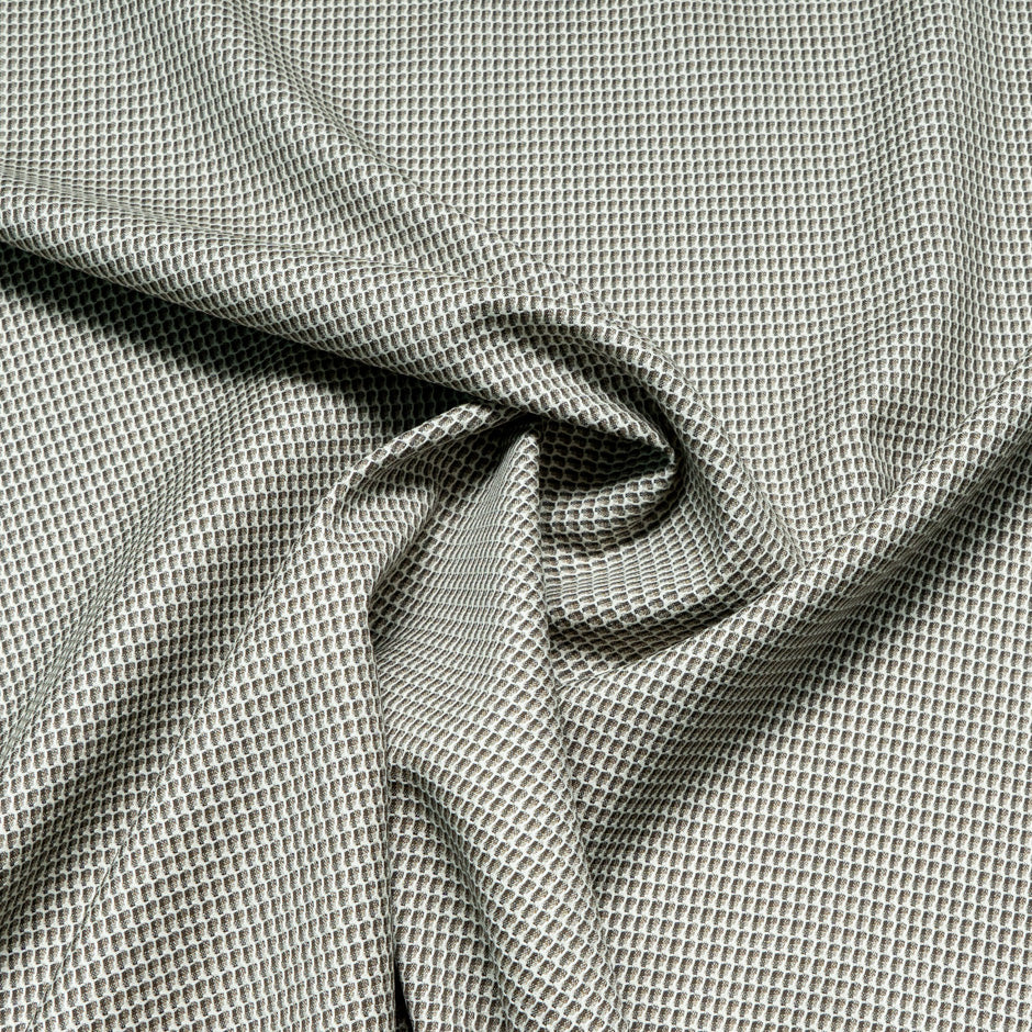 Taupe, Ivory, Grey Super 130s Pure Wool Suiting