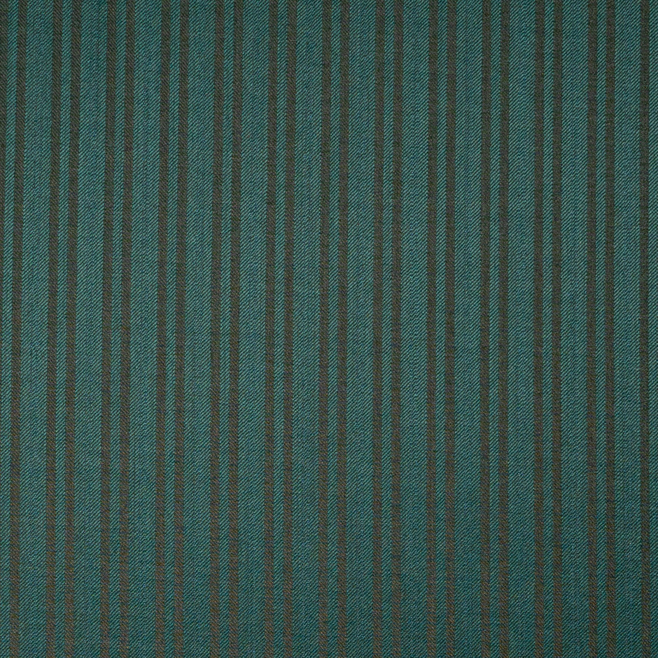 Stripe Jacquard Bottle Green Super 160s Tropical Wool