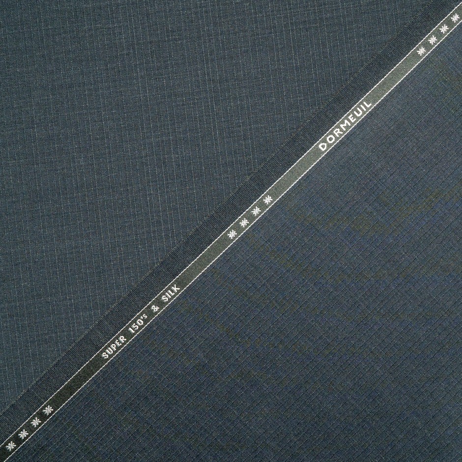 Dark Grey Super 150s Wool & Silk Blend