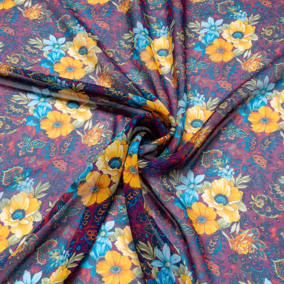 Floral Printed Pure Silk Georgette