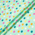 Multi-Coloured Spot Printed Mint Silk Jacquard (A 1.70m Piece)
