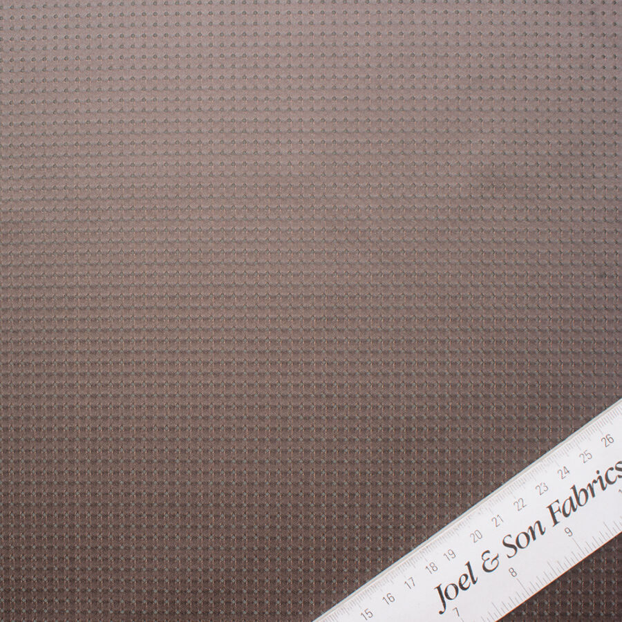 Grey/Peach Spot Jacquard (A 2.30m Piece)