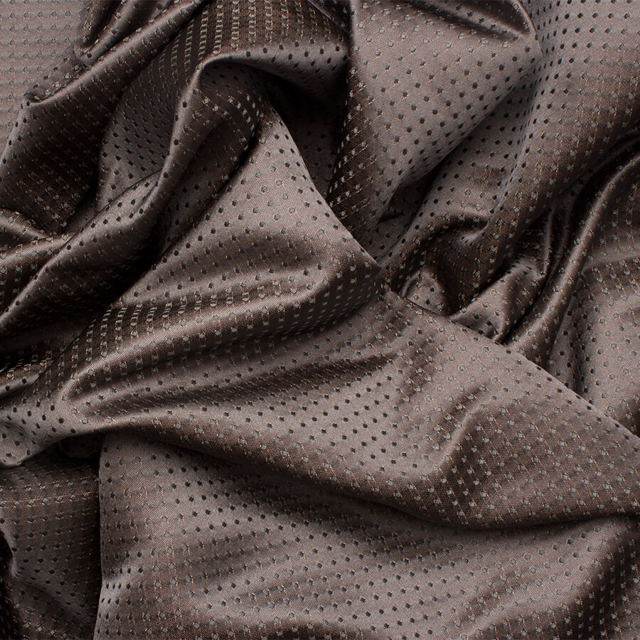 Grey/Peach Spot Jacquard