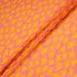 Orange Floral Printed Fuchsia Pure Silk Georgette (A 3m Piece)