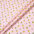 Lemon Printed Pink Striped Pure Cotton (A 3.30m Piece)