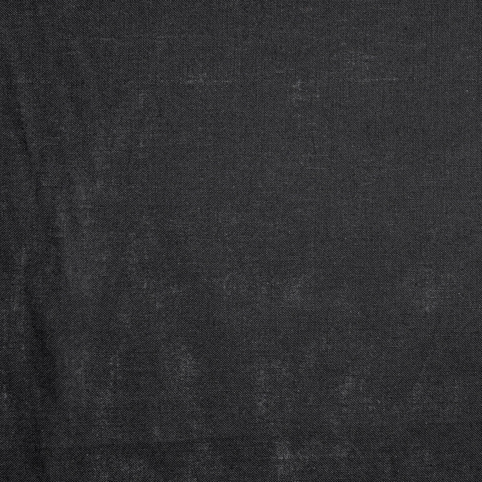 Black Lightweight Wool & Cotton Blend