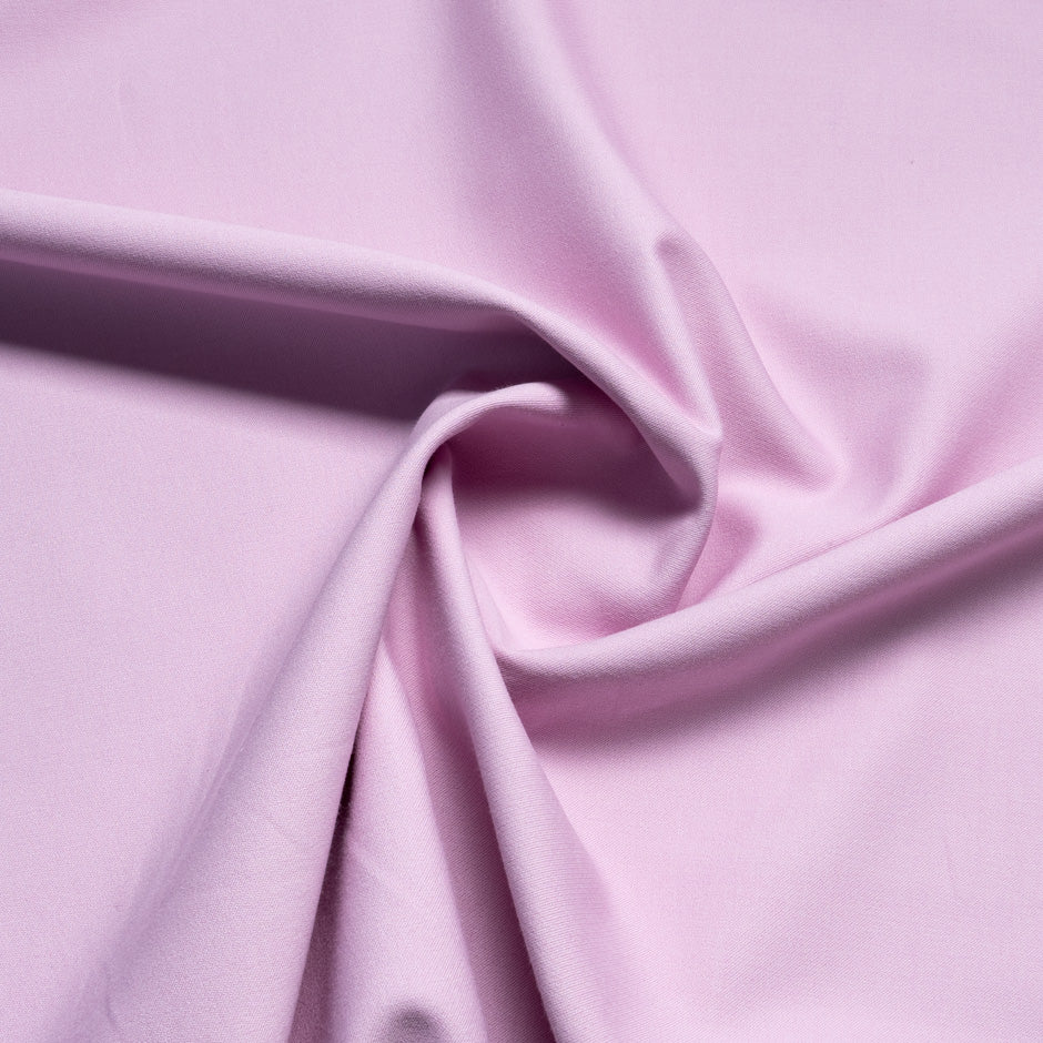 Plain Dusty Lilac Stretch Cotton