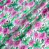 Fuchsia Pink Floral Printed Pure Silk Jacquard