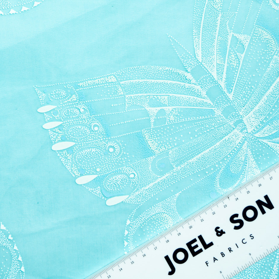 Butterfly Vision Printed Silk Organza