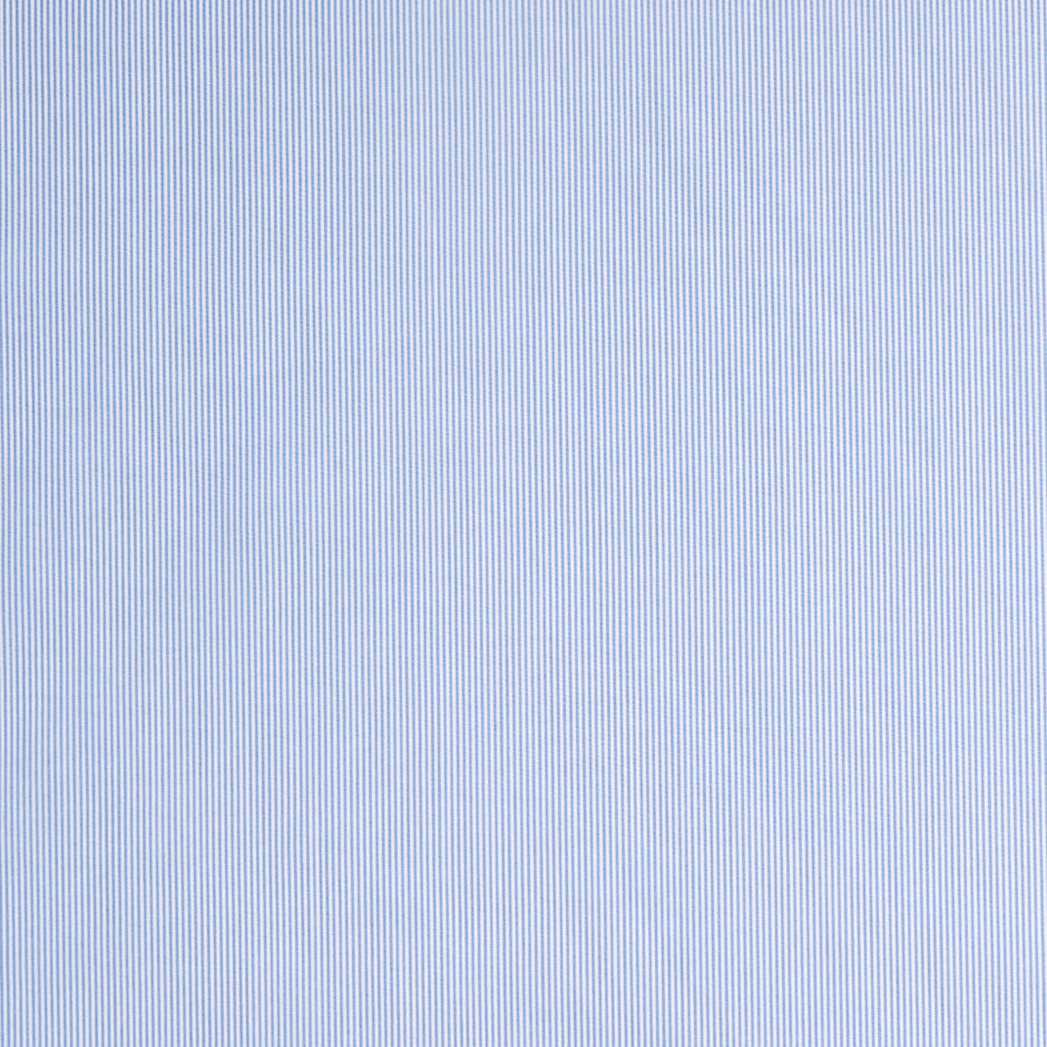 Blue Fine Striped Pure Cotton