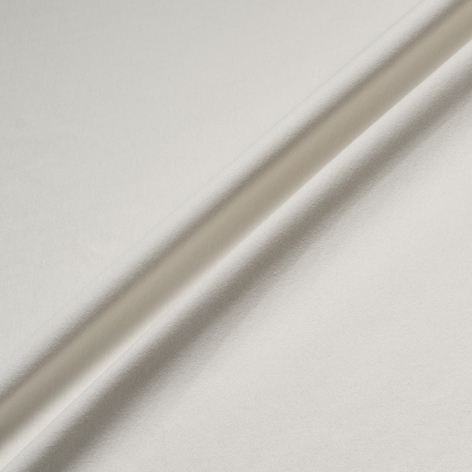 Ivory Pure Cotton Lightweight Stretch Denim