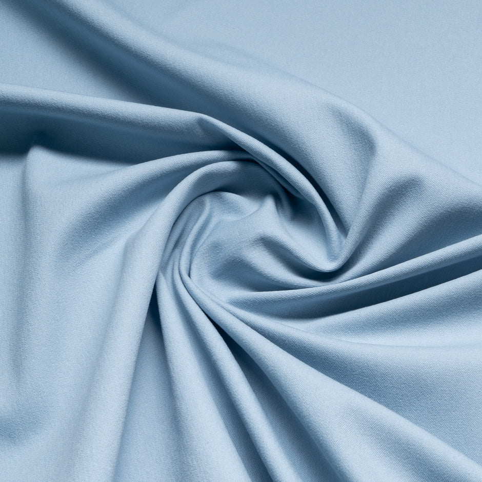 Baby Blue Lightweight Cotton Stretch Denim