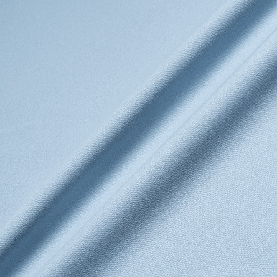 Baby Blue Lightweight Cotton Stretch Denim