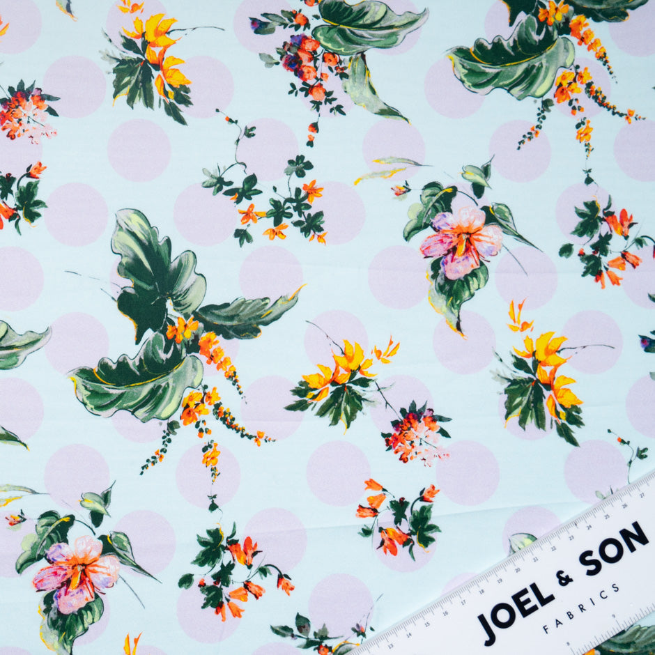 Floral & Spot Printed Luxury Cotton