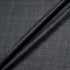 Brown & Midnight Blue Checkered Wool & Silk Suiting