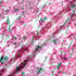 Pink Multi Floral Printed Silk Marocain Crêpe
