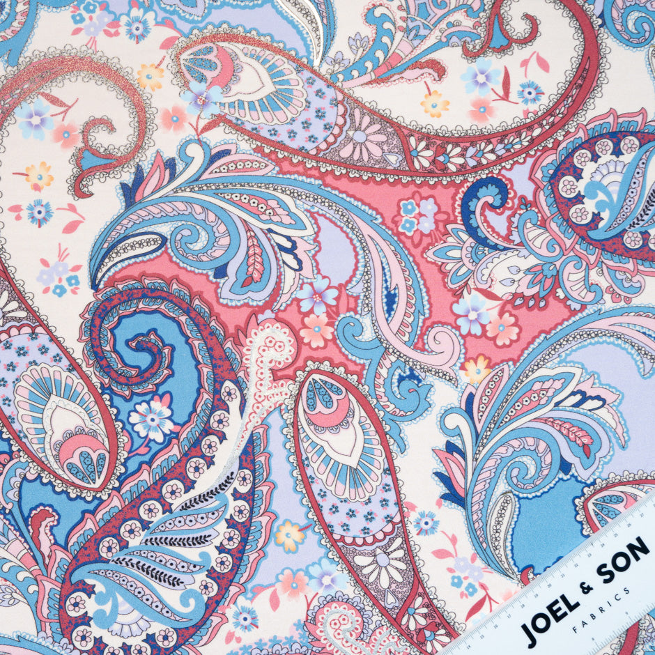 Multi-Coloured Vision Printed Silk Crêpe