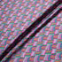 Pink & Green 'Woven Stripe' Pure Silk Twill
