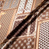 Brown 'Suitcase' Printed Stretch Silk