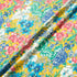 Multi-Coloured Floral Printed Yellow Microfibre